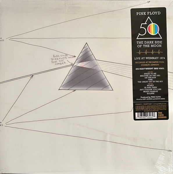 Pink Floyd - Dark Side Of The Moon (Live at Wembley) [180G] Vinyl LP Record