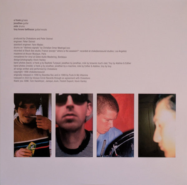 Chokebore - Black Black Vinyl LP Record