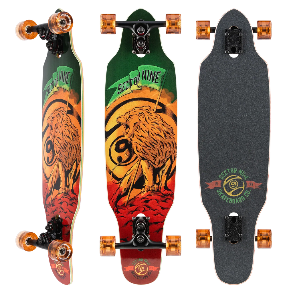Sector 9 Rasta Mini Striker Complete Longboard