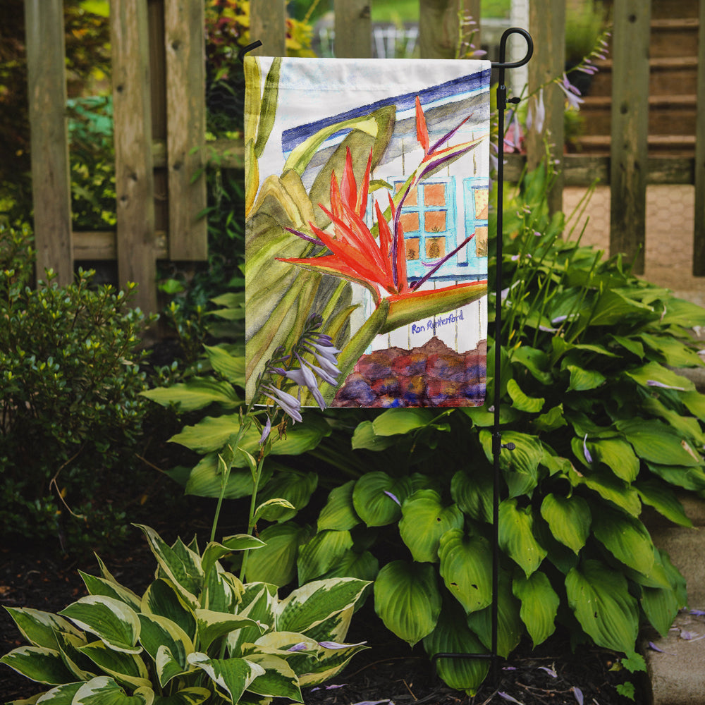 Flower - Bird of Paradise Garden Flag Mailbox Decorative Yard Banner Outside Patio Artwork for Flower Beds, Garden Size, Multicolor