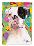 White Boxer Easter Eggs Garden Flag Mailbox Decorative Yard Banner Outside Patio Artwork for Flower Beds, Garden Size, Multicolor