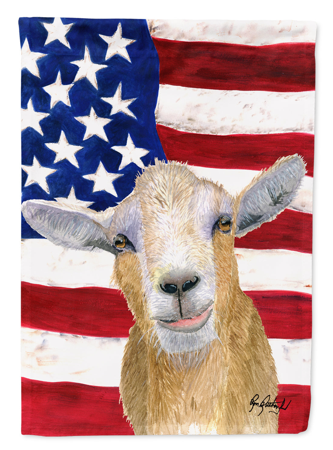 Goat Garden Flag Mailbox Decorative Yard Banner Outside Patio Artwork for Flower Beds, Garden Size, Multicolor