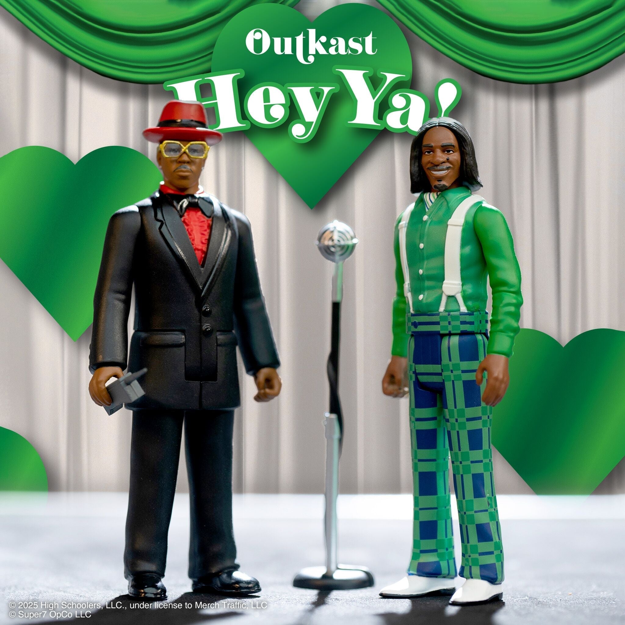 Super7 x Outkast - Andre 3000 - Big Boi (Hey Ya!) ReAction Figures