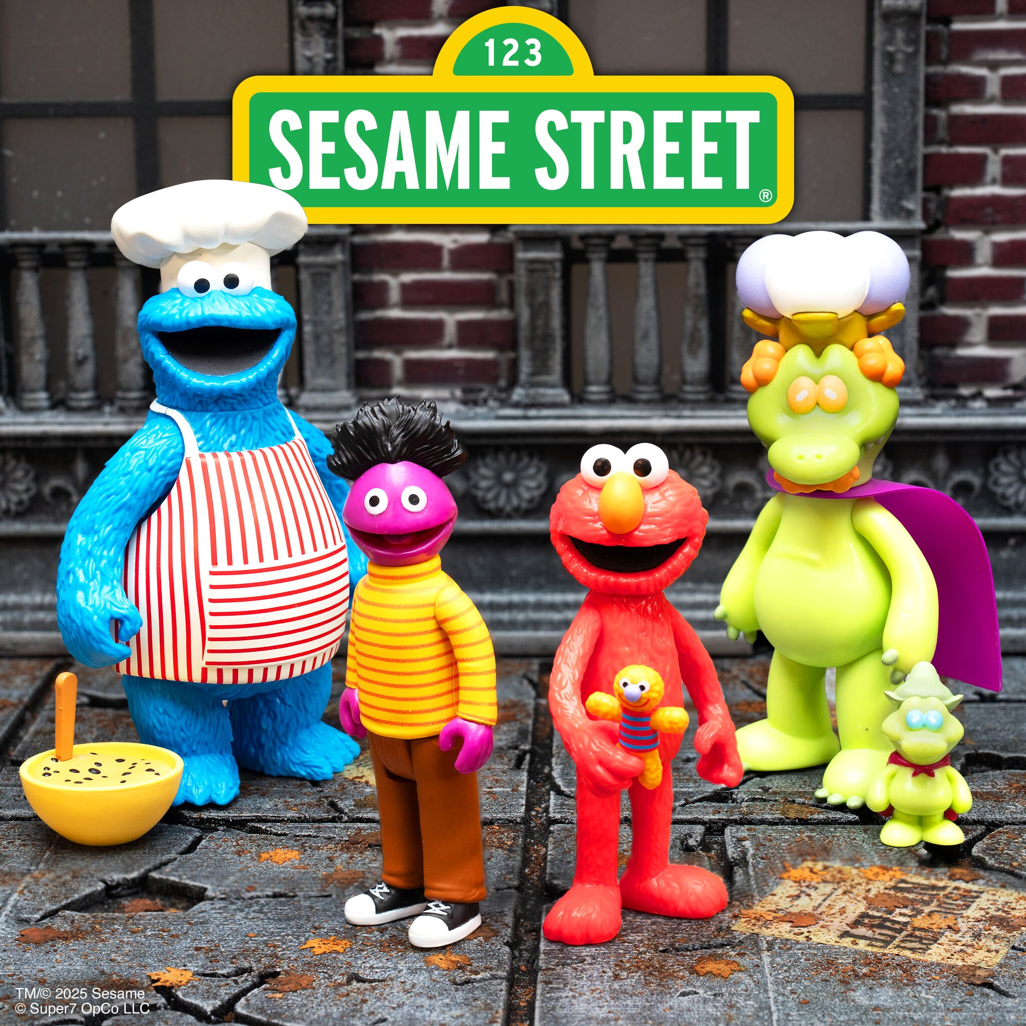 Super7 x Sesame Street - Elmo ReAction Figure