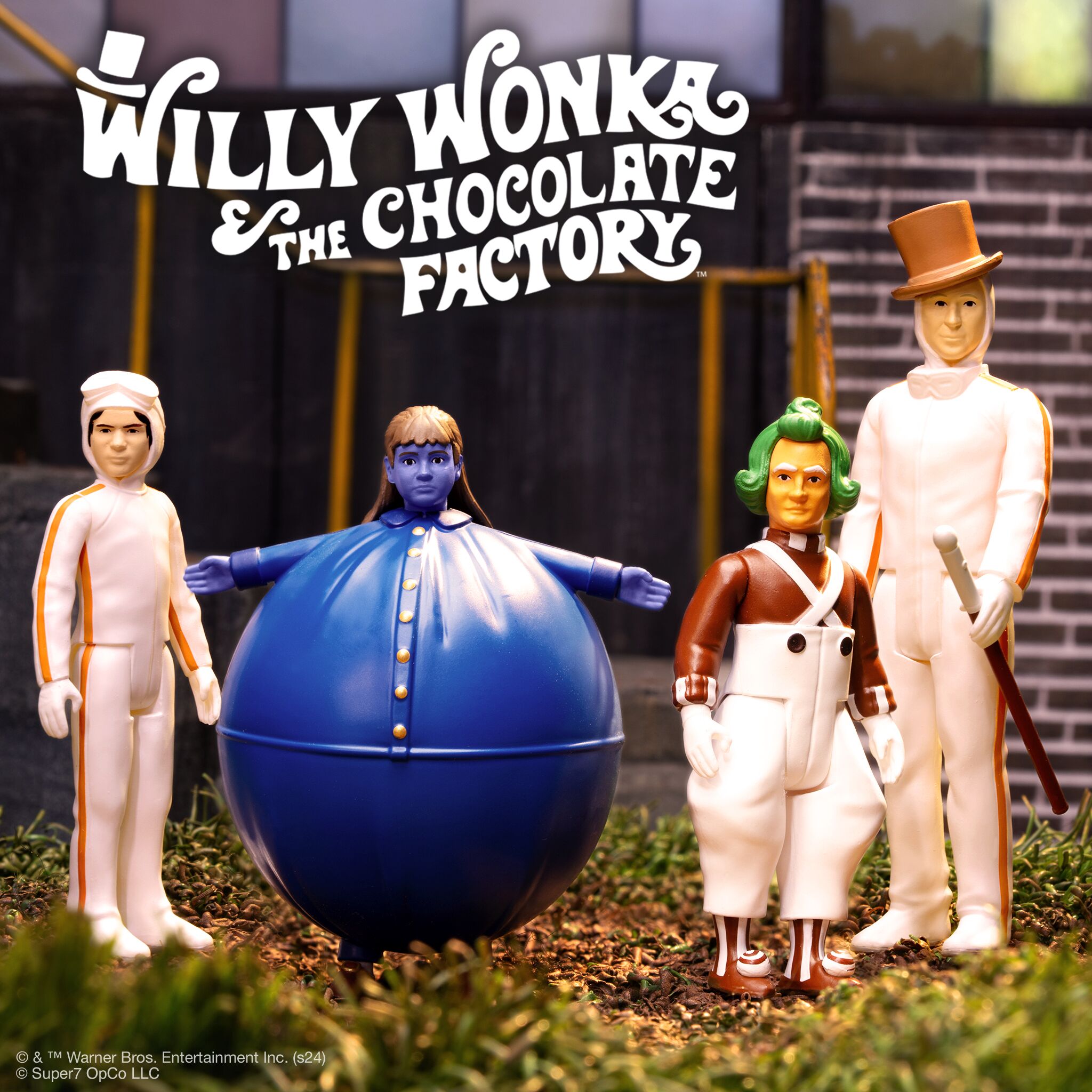 Super7 x WILLY WONKA & THE CHOCOLATE FACTORY - Mike Teevee (White Suit) ReAction Figure