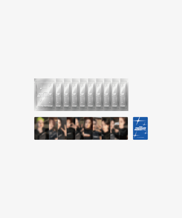 Treasure - Reboot Final In Seoul Official MD Trading Photocard Bulk Pack