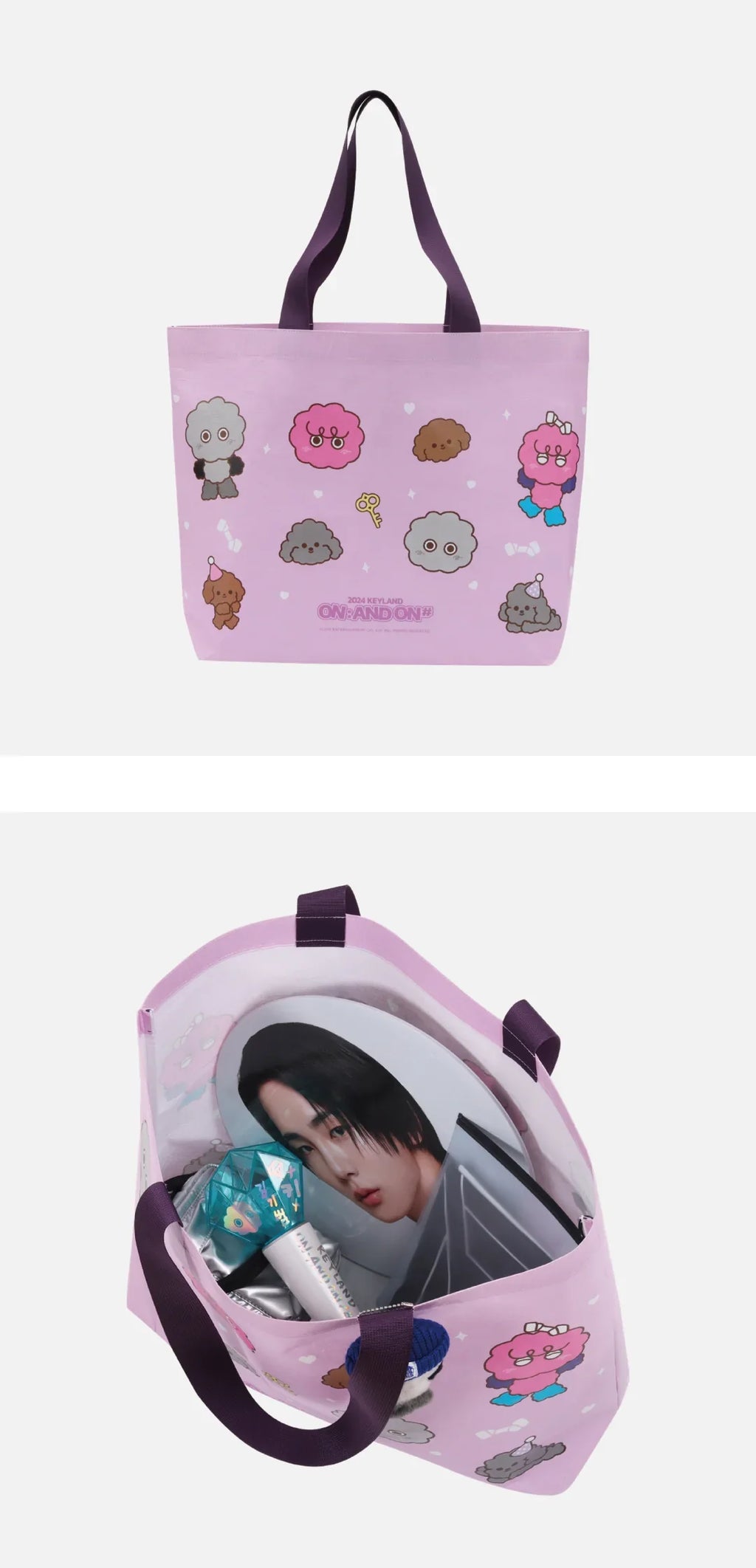 SHINee Key - On : And On # 2024 Keyland Official MD Character Reusable Bag