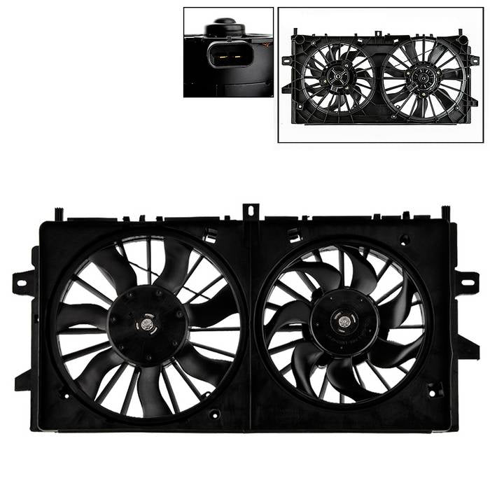 SPYDER xTune 06-11 Chevrolet Impala Radiator Fan (RF-GM3115187) 9943966