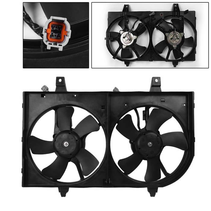 SPYDER xTune 00-01 Nissan Maxima / 00-01 I30 Radiator Fan (RF-NS-620-416) 9941733