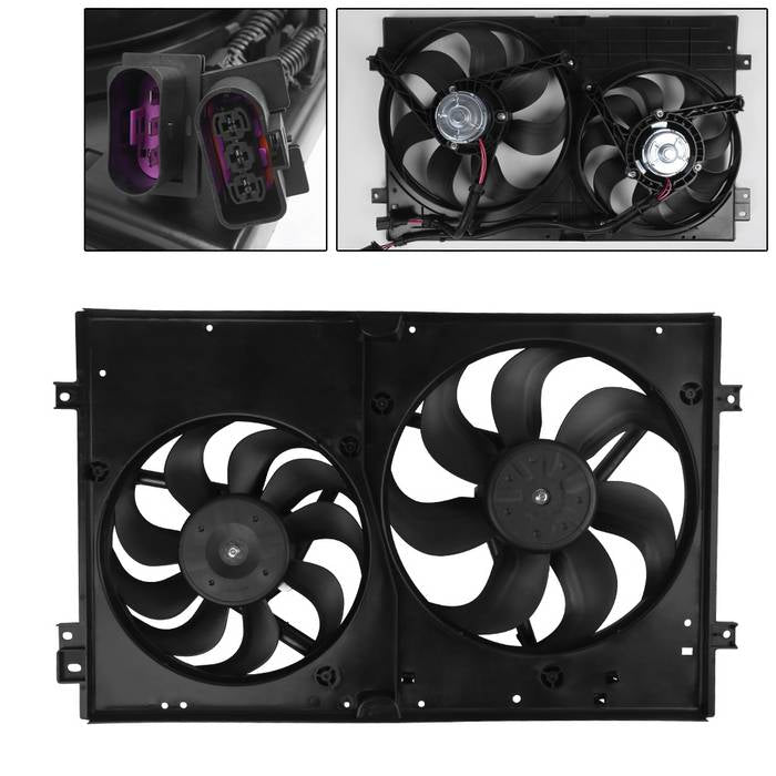 SPYDER xTune 99-05 VW Jetta Golf / 00-06 Audi TT Radiator Fan VW3115103 (RF-VW-620-799) 9941801