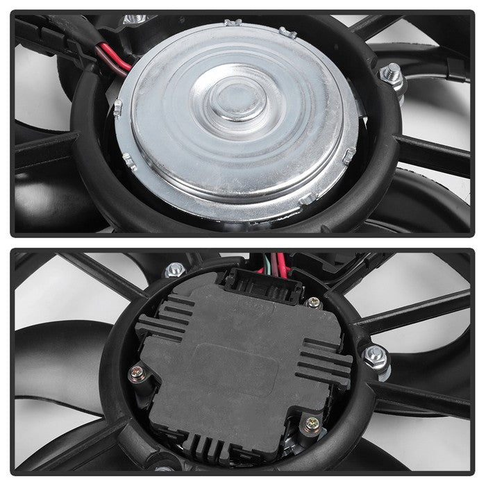 SPYDER xTune 07-13 VW Jetta GTI / 06-10 Passat / 06-13 Audi A3 Radiator Fan VW3117106 (RF-VW-620-843) 9941818
