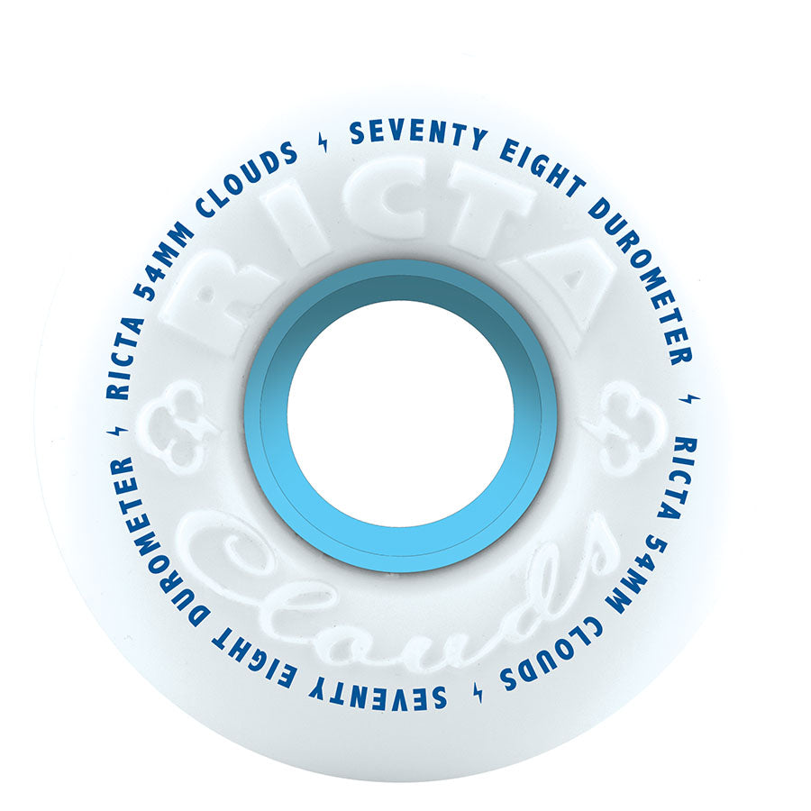 Ricta Clouds Wheels 54mm 78a - White (Set)
