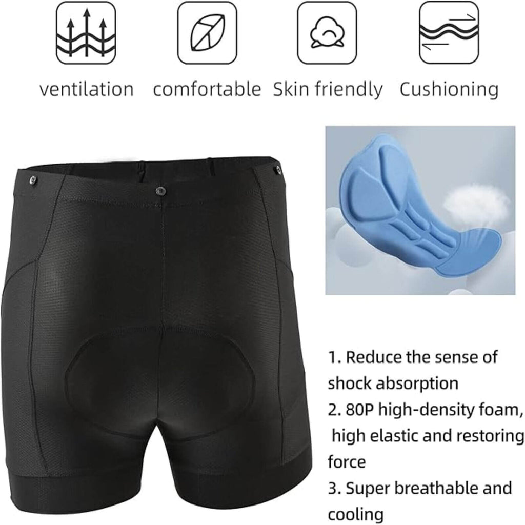 ROCKBROS Breathable Cycling Trousers 2 in 1 With Quick-Drying Padding