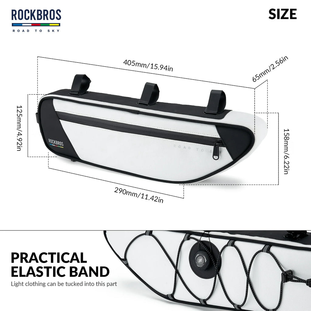 ROCKBROS Bike Triangle Bag-Road to sky