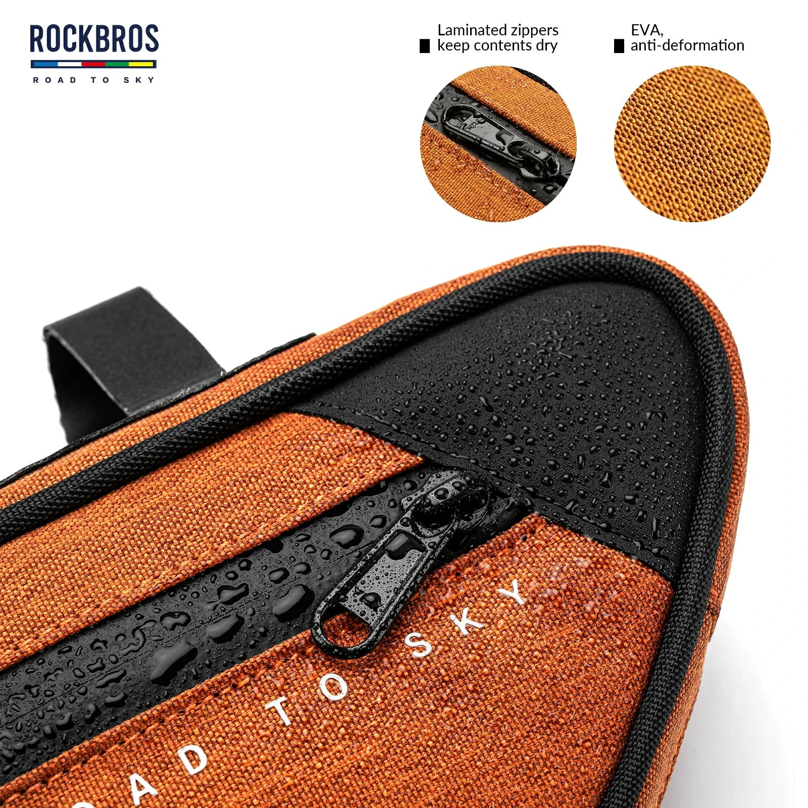 ROCKBROS Bike Triangle Bag-Road to sky