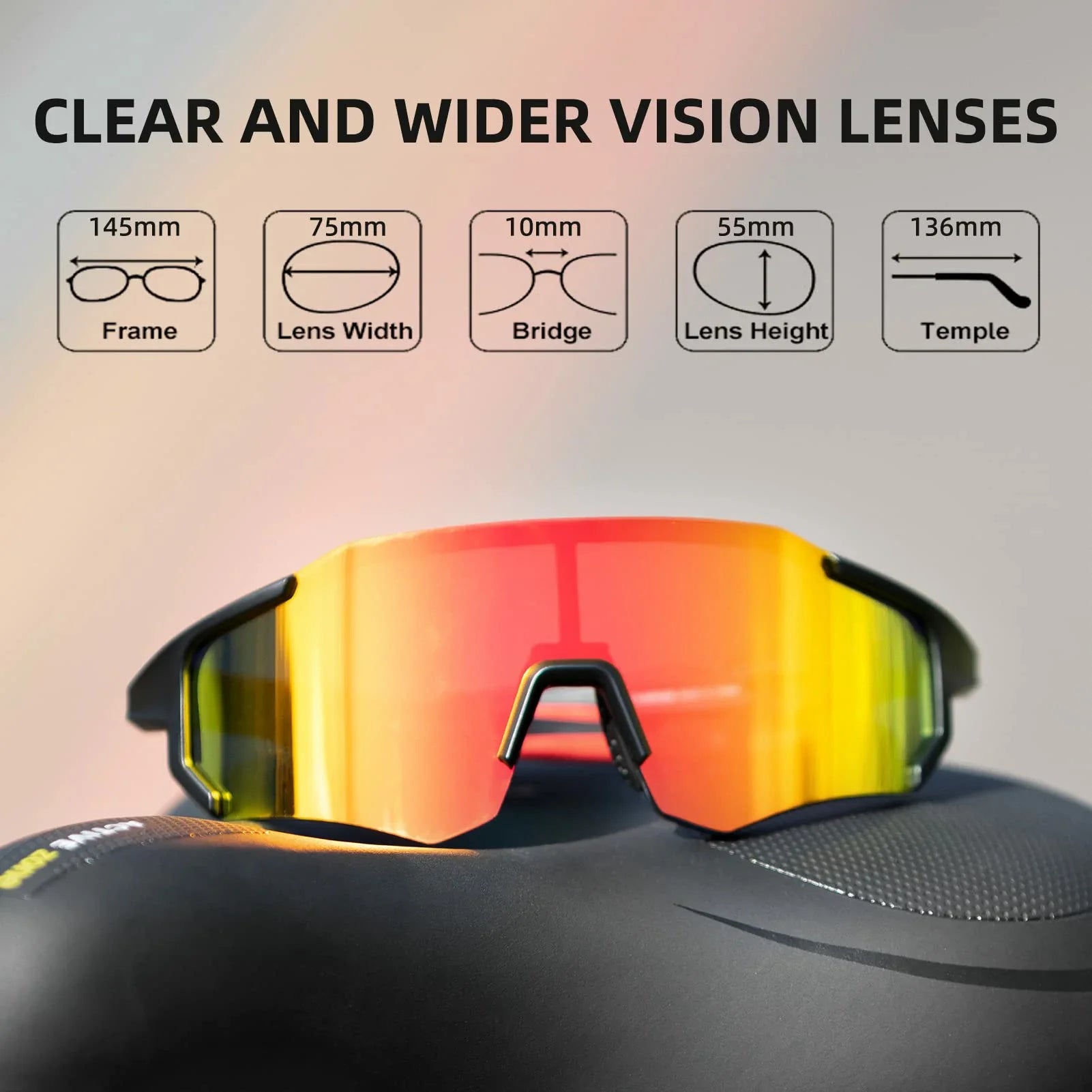 TAC Lightweight Polarized Sunglasses for Cycling & Fishing