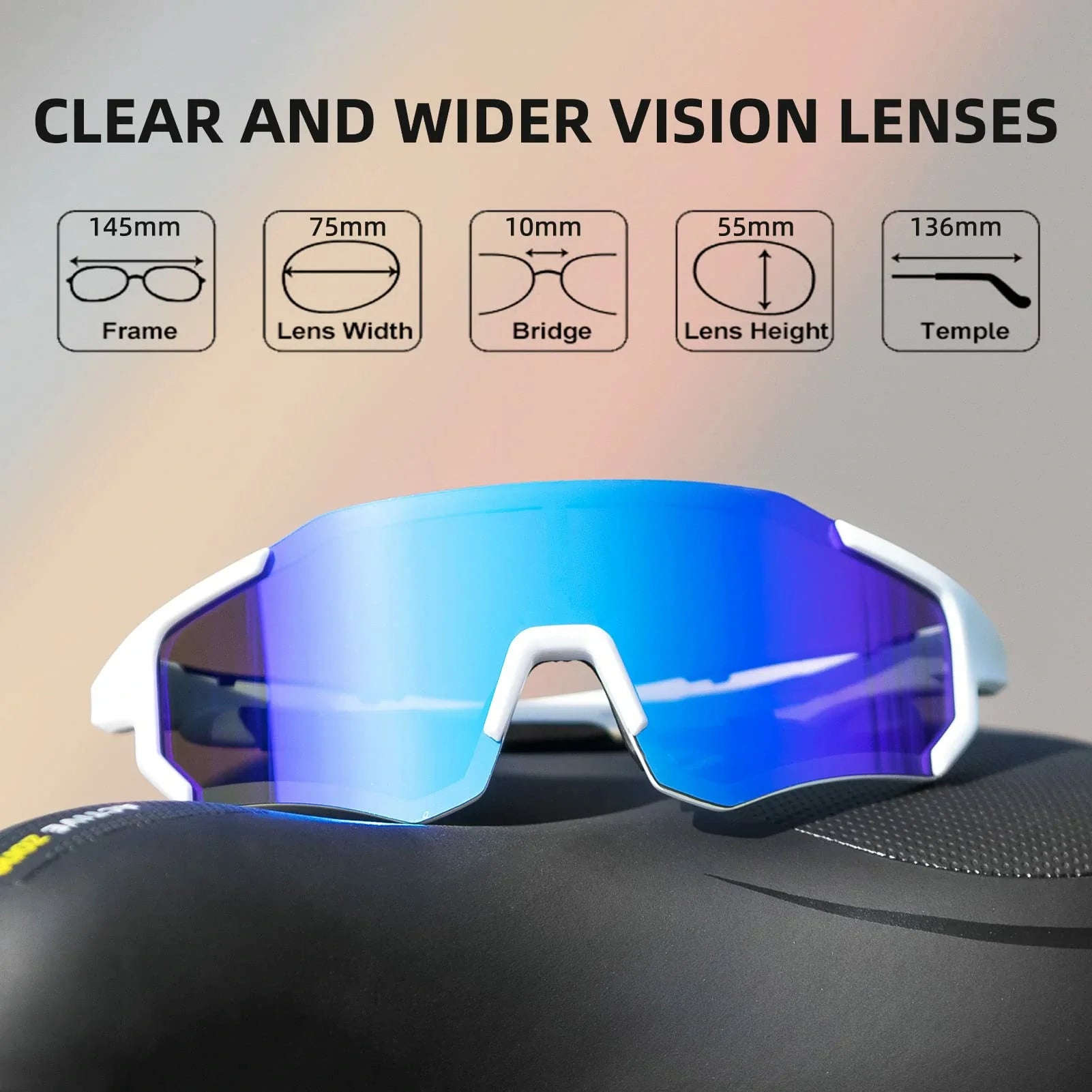 TAC Lightweight Polarized Sunglasses for Cycling & Fishing