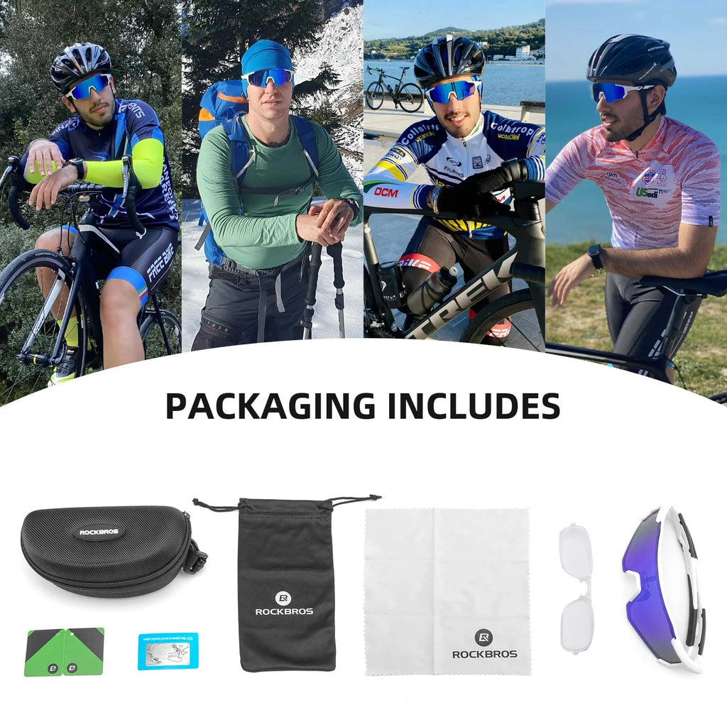 TAC Lightweight Polarized Sunglasses for Cycling & Fishing