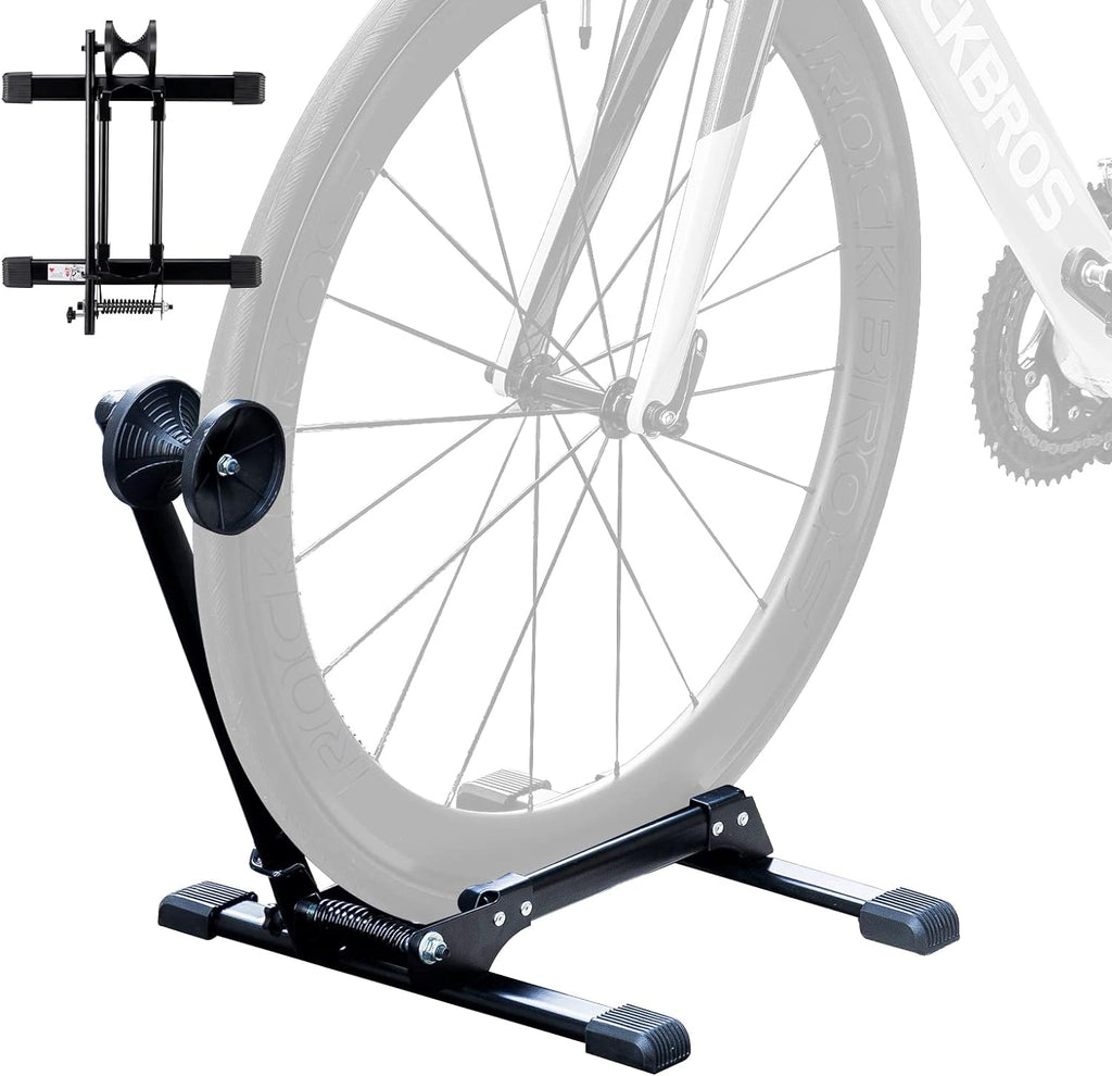 Foldable Carbon Steel Floor Bike Stand for 20"-29" Wheels