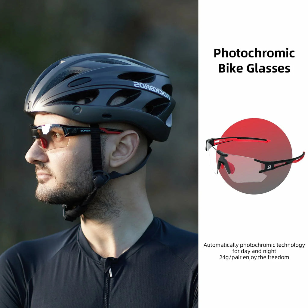 Adaptive Cycling Goggles with Complete UV Protection