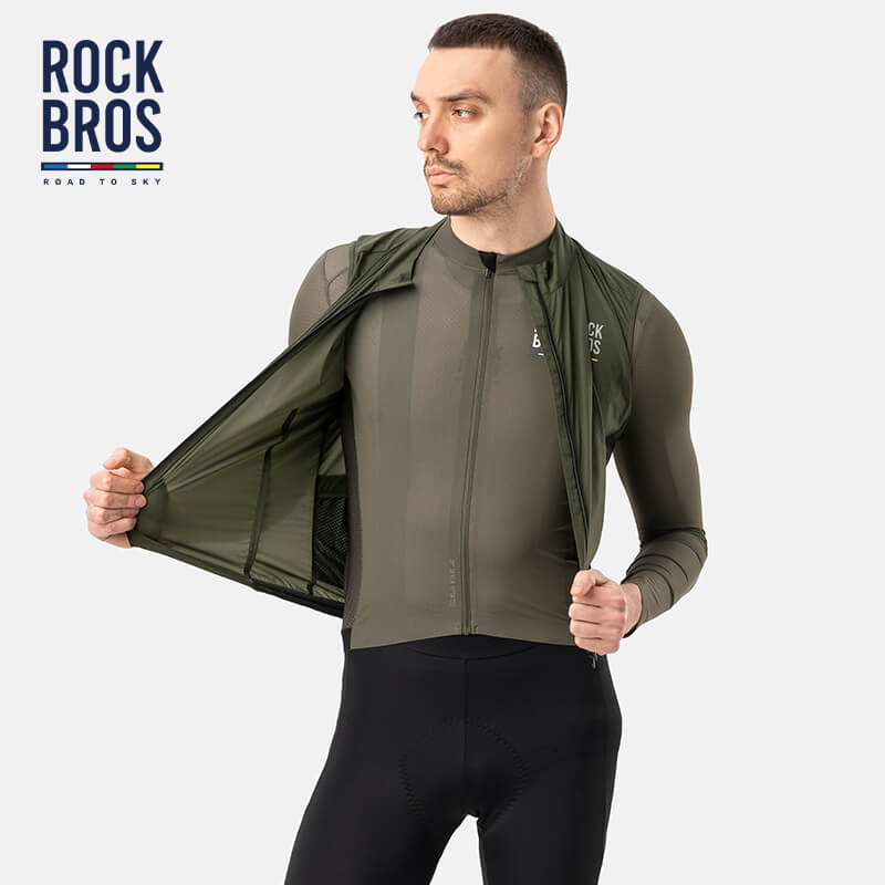 Men¡¯s Cycling Vest - Lightweight Windproof Gilet with UV Protection