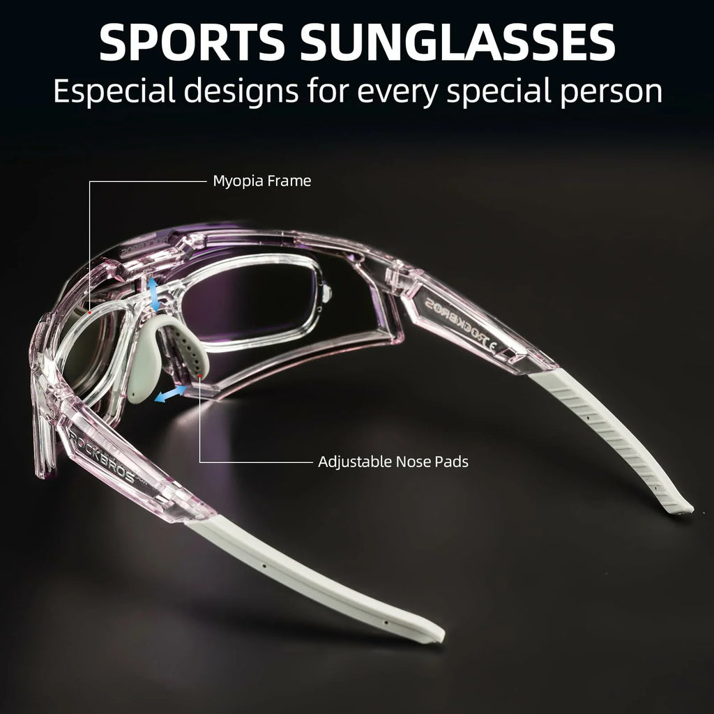 Unisex Transition Sports Sunglasses for Cycling