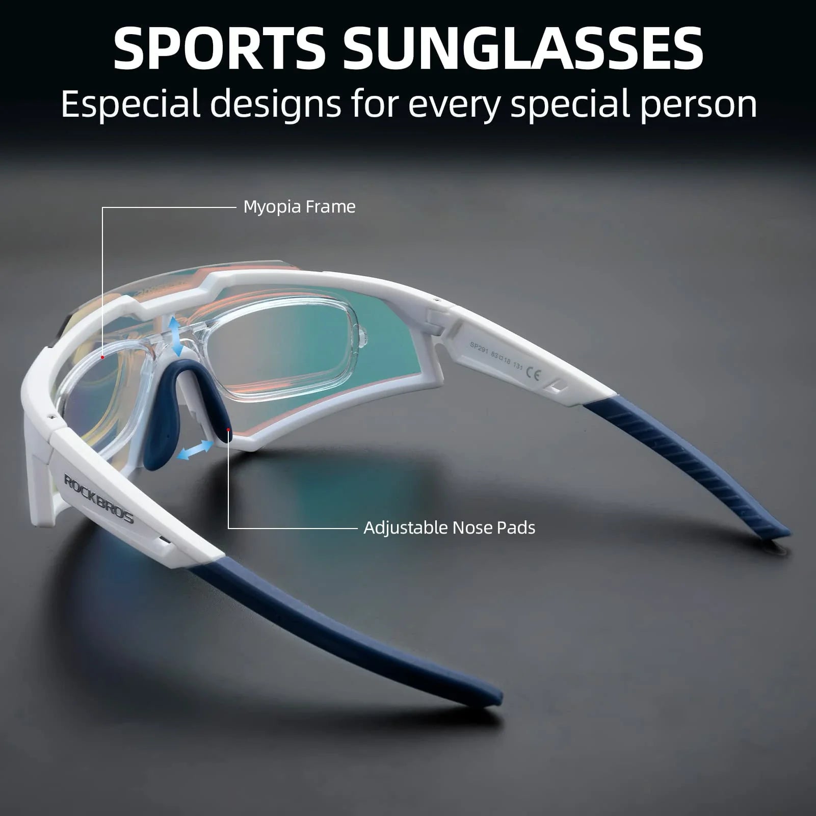 Unisex Transition Sports Sunglasses for Cycling