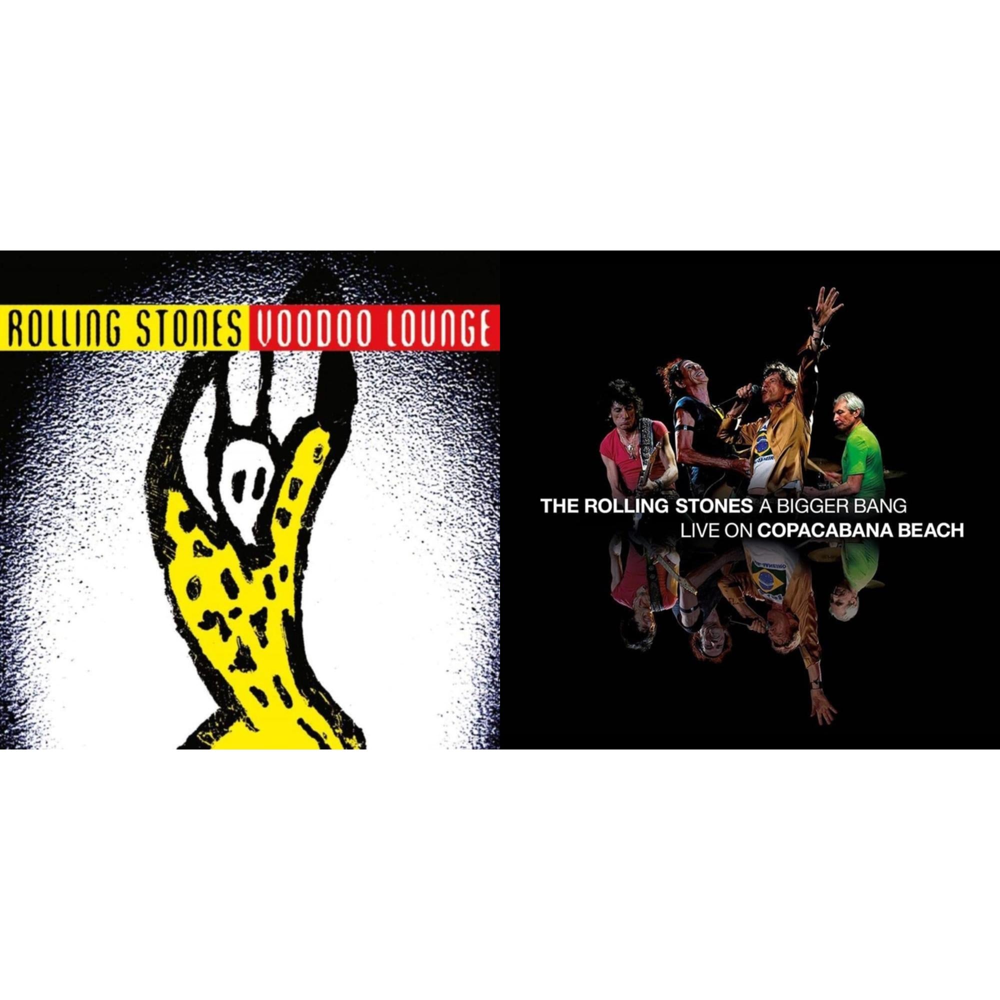 Bigger Bang Live On Copacabana Beach (Multi Color Vinyl/3LP) & Voodoo Lounge (30Th Anniversary) (Red/Yellow Vinyl/2LP)