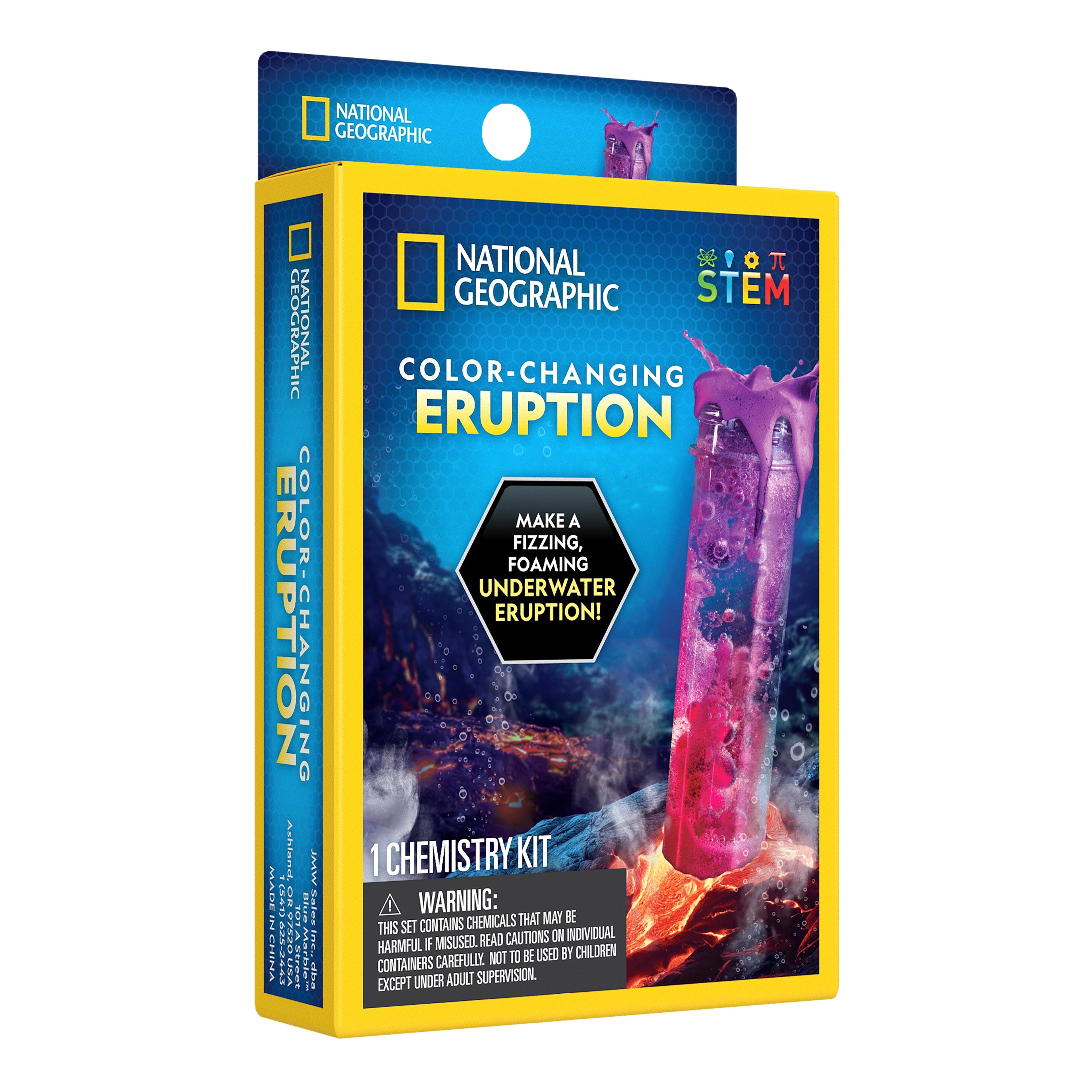 National Geographic Color Changing Eruption