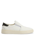 Giuseppe Zanotti GZ94 Men's Slip-On Sneakers with Unique Two-Tone Design and Gunmetal Applique
