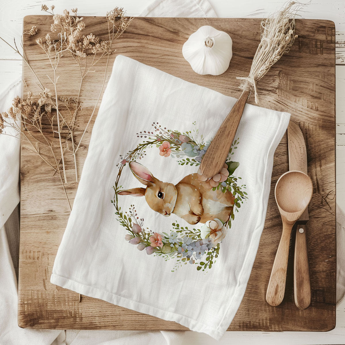Rustic Bunny Towel