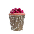Panificio 4 oz Round Chocolate Wisp Paper Tall Baking Cup - Pleated - 3" x 3" x 2 3/4" - 200 count box