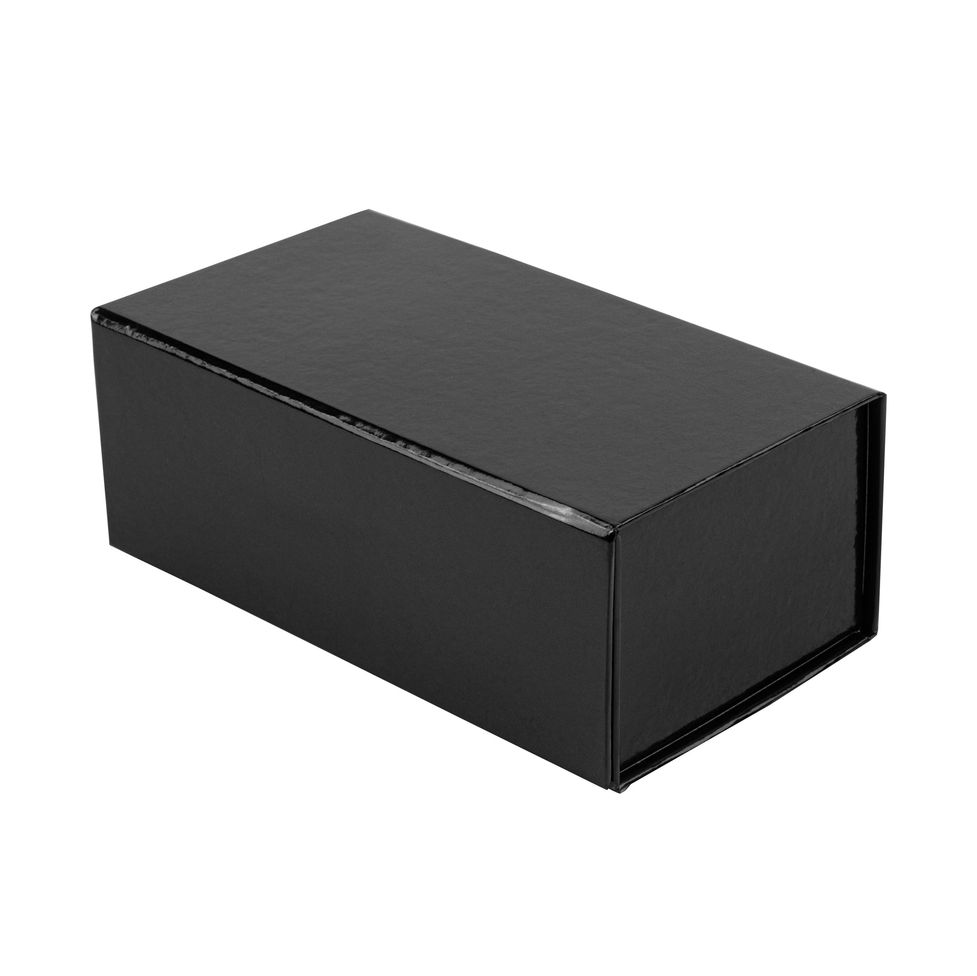 Cater Tek Rectangle Black Paper Small Tic Tac Box - Magnetic - 7" x 4" x 2 3/4" - 10 count box
