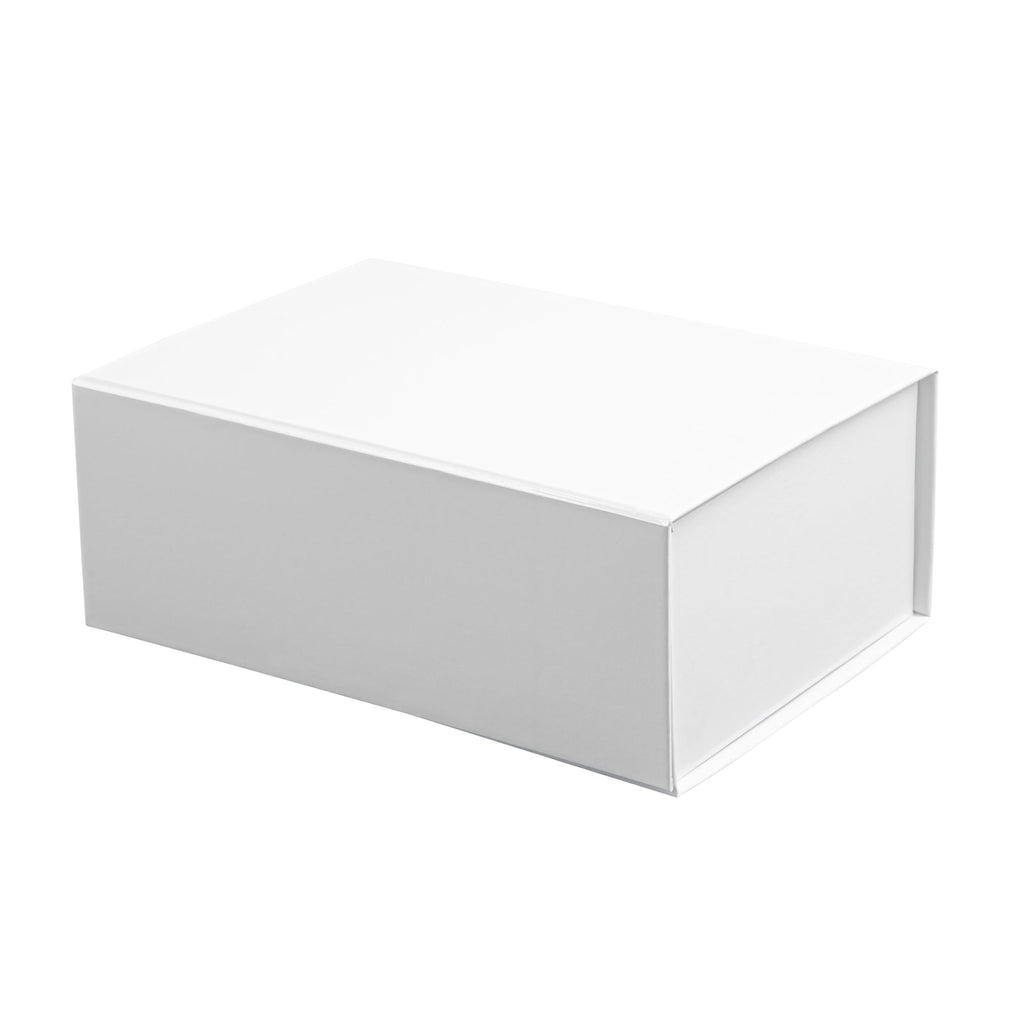 Cater Tek Rectangle White Paper Medium Tic Tac Box - Magnetic - 9" x 6" x 3 1/2" - 10 count box
