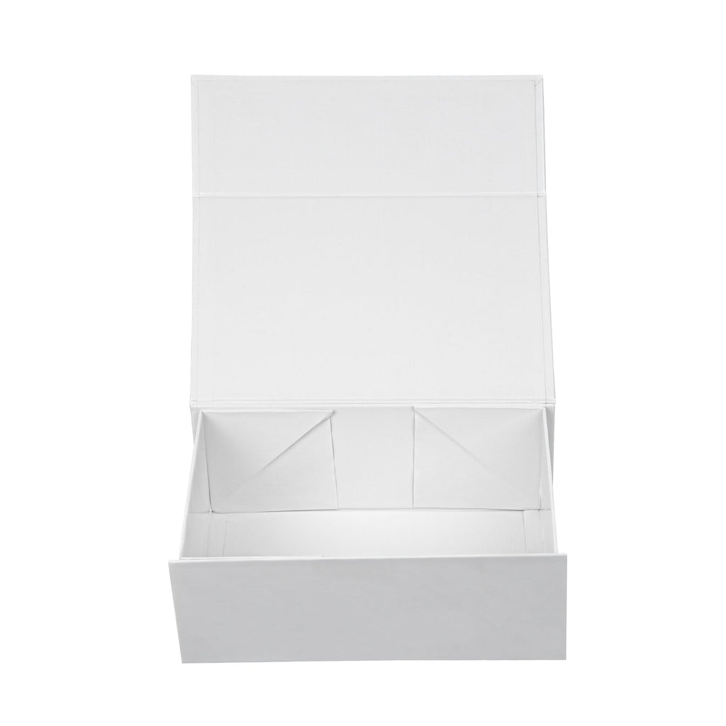 Cater Tek Rectangle White Paper Medium Tic Tac Box - Magnetic - 9" x 6" x 3 1/2" - 10 count box
