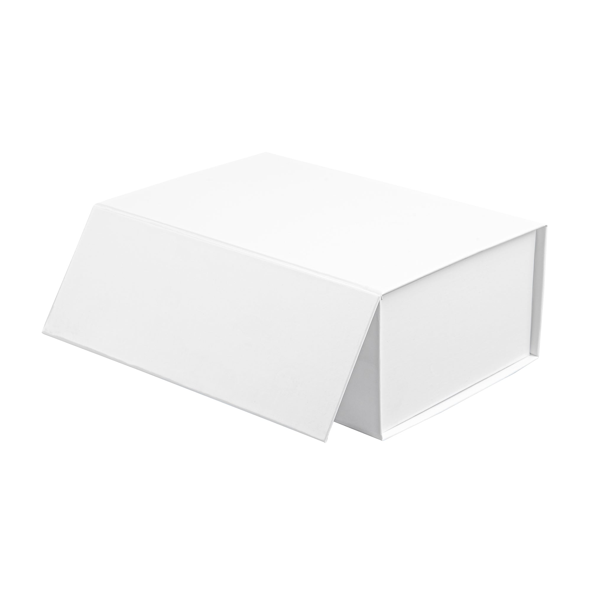 Cater Tek Rectangle White Paper Medium Tic Tac Box - Magnetic - 9" x 6" x 3 1/2" - 10 count box