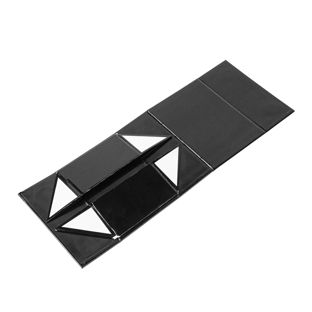 Cater Tek Rectangle Black Paper Extra Small Tic Tac Box - Magnetic - 5" x 4" x 2 1/2" - 10 count box