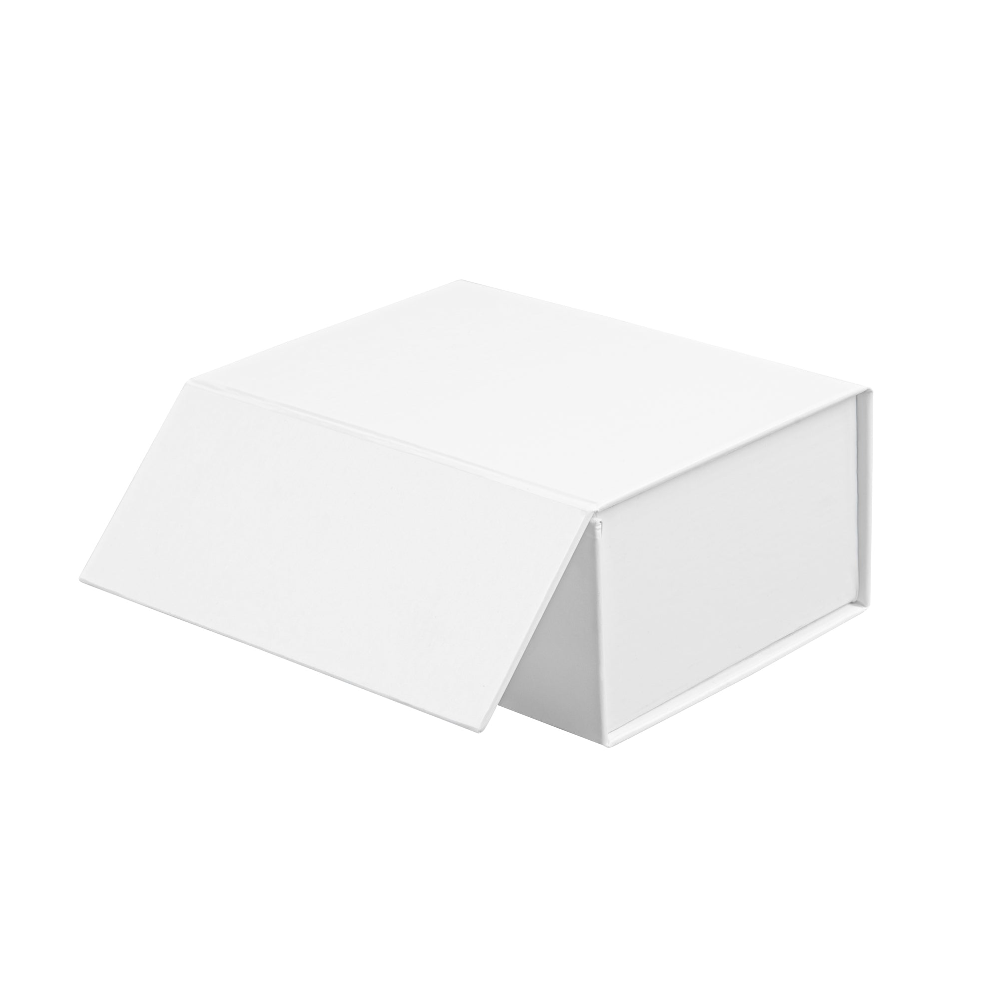 Cater Tek Rectangle White Paper Extra Small Tic Tac Box - Magnetic - 5" x 4" x 2 1/2" - 10 count box