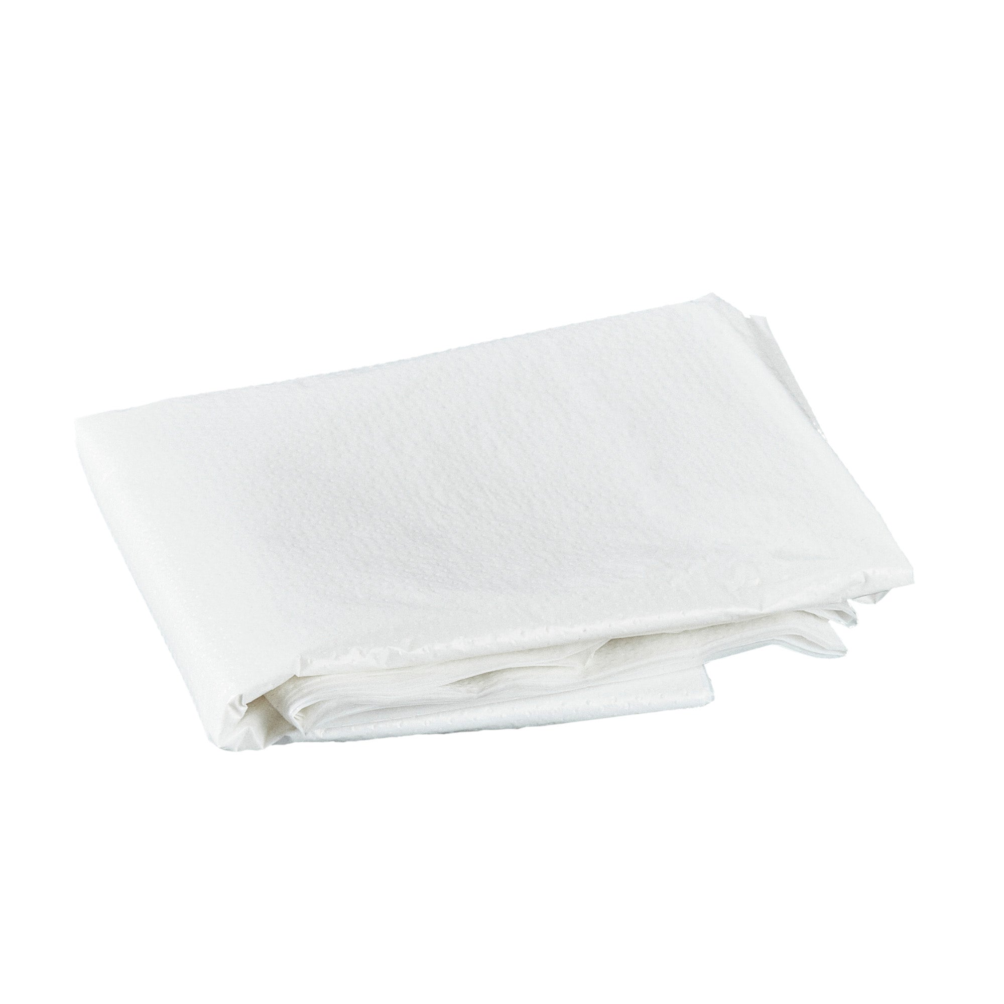 Clean Tek Professional White Plastic Disposable Apron - 42" x 27 1/2" - 100 count box