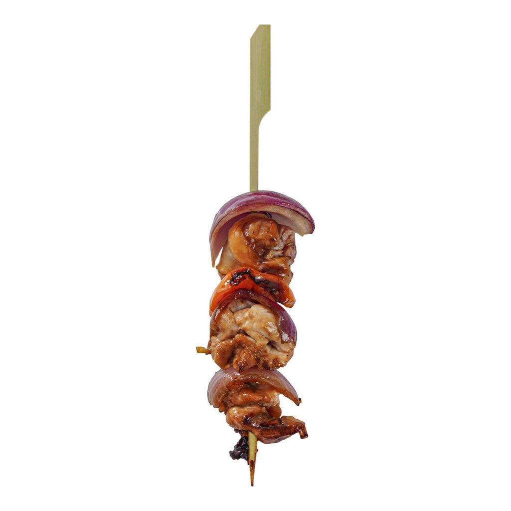 Pixy Natural Bamboo Paddle Skewer - 8" - 1000 count box