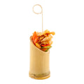 Bambuddha Round Natural Bamboo Tube - 2" x 2" x 3 1/2" - 100 count box