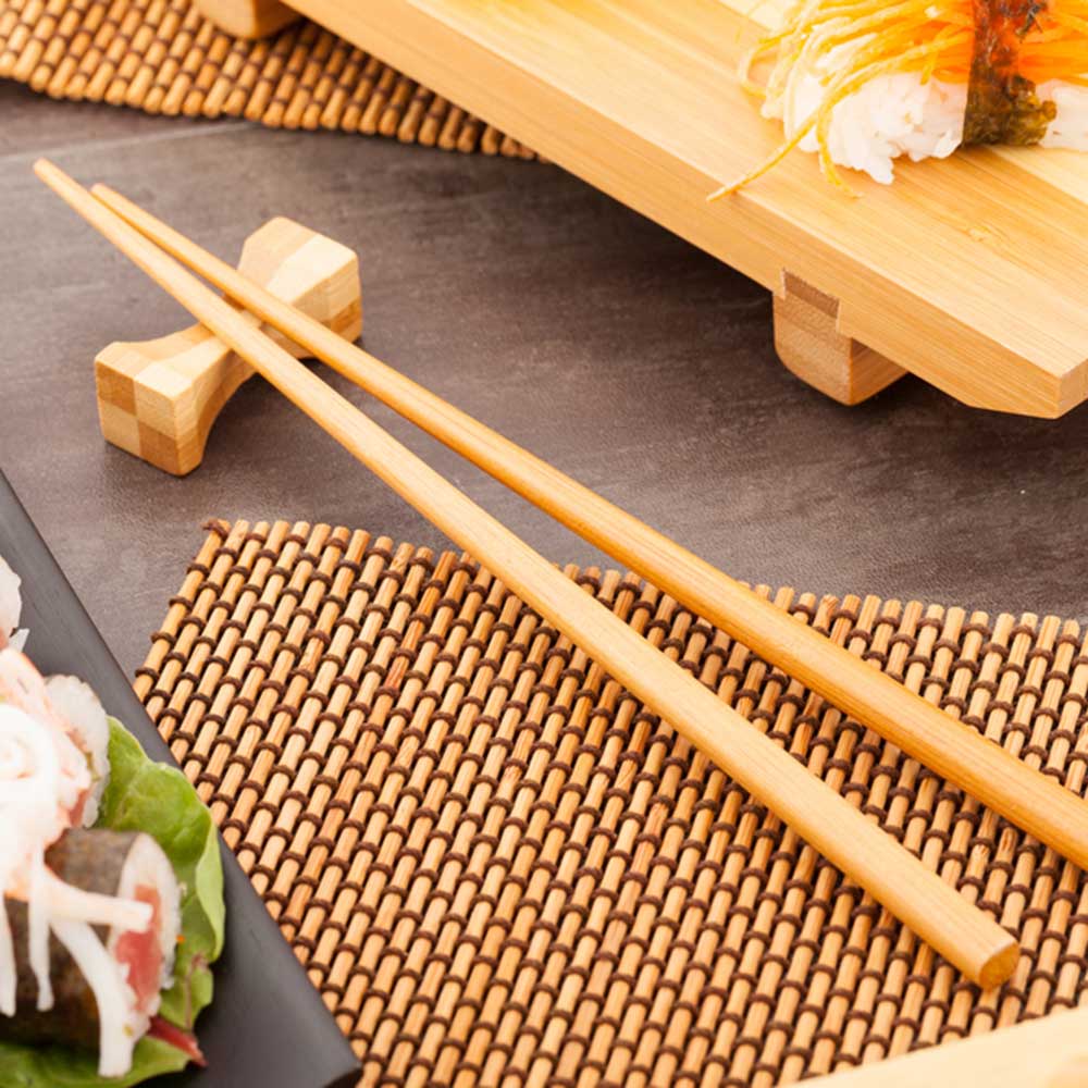Bambuddha Natural Bamboo Modern Chopsticks - 9" - 100 count box