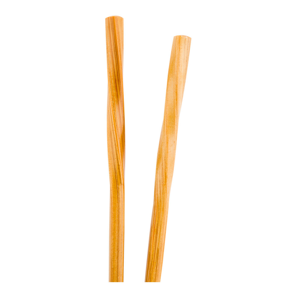 Bambuddha Natural Bamboo Twisted Chopsticks - 9" - 100 count box