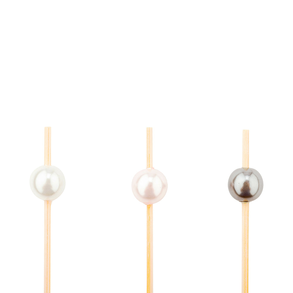 Pixy Bamboo Pearl Pick - Assorted - 4" - 1000 count box