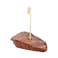 RW Smart Natural Bamboo Paddle Pick / Food Marker - Medium Well - 4" - 1000 count box