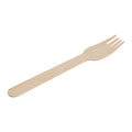 Taipei Natural Wood Fork - 6 1/2" x 1 1/4" x 1/2" - 500 count box