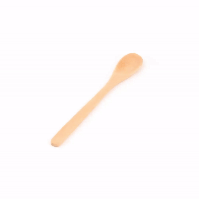 Bambuddha Natural Bamboo Spoon - 8" x 1 1/4" - 100 count box