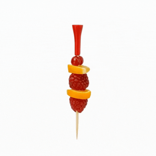 Pixy Assorted Bamboo Golf Tee Pick - 4" - 1000 count box