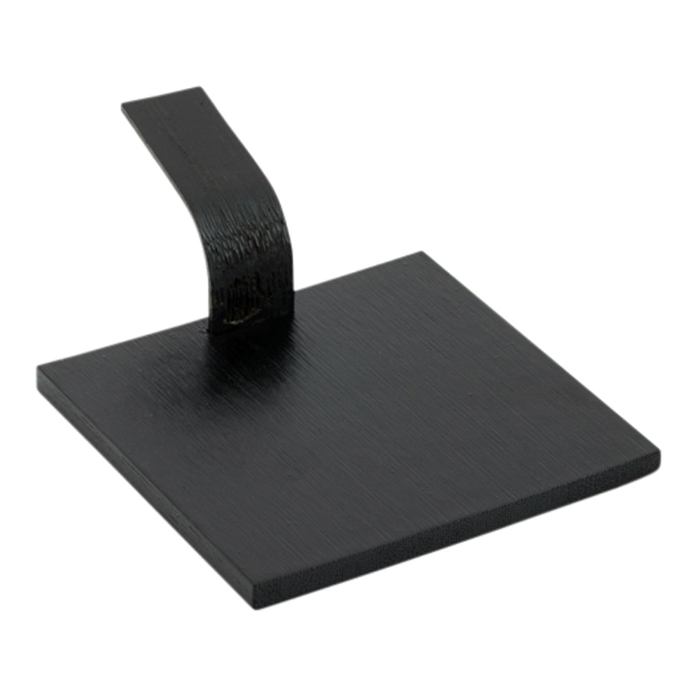 Bambuddha Black Deco Square Natural Bamboo Serving Pallet - 3" x 3" - 100 count box