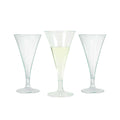 Bev Tek 3 oz Round Seagreen Plastic Aperitif Glass - 2 1/2" x 2 1/2" x 5" - 100 count box